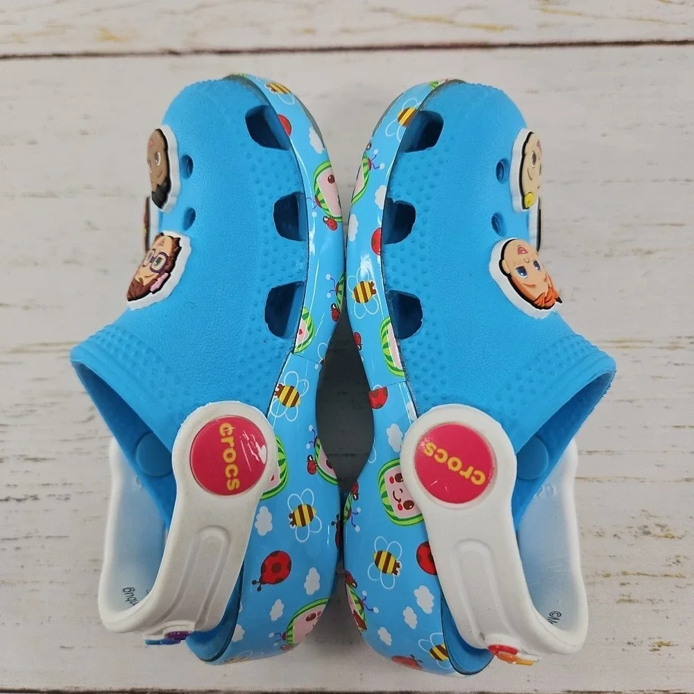 Crocs Toddlers Classic Cocomelon Clogs Electric‎ Blue Size C5 208851
